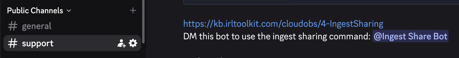 Ingest Share Bot Alt
