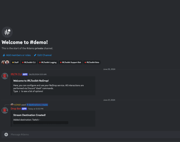 Select EB Destination